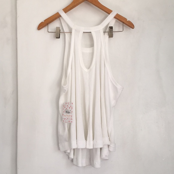 Free People Tops - Free People We The Free White Tank Top